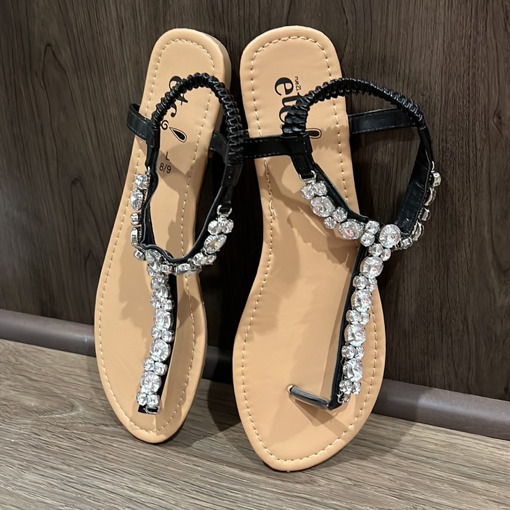 Rue21 Sandals Bundle 1 Pair Is Brand New,2-nd Is Gently‎ Worn,size 8/9 - Picture 4 of 6